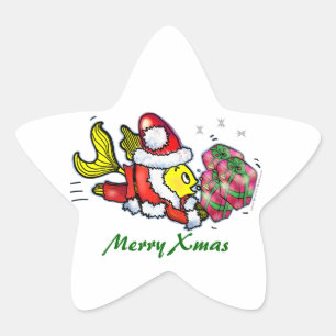 Peixes de Papai Noel - etiquetas bonitos