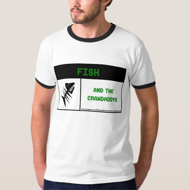 Peixes e o CrawDaddys - t-shirt - homens (Frente)