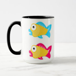 Peixes feitos sob encomenda 341 da caneca da