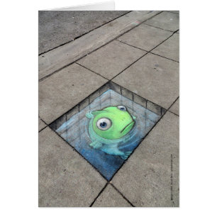 peixes grandes, cartão pequeno do passeio