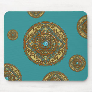 Peixes Mandala Mousepad