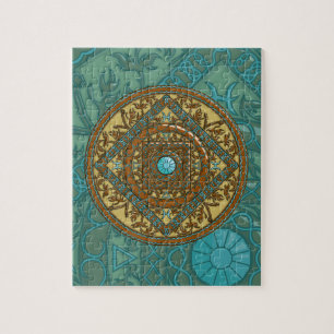 Peixes Mandala Quebra-cabeça