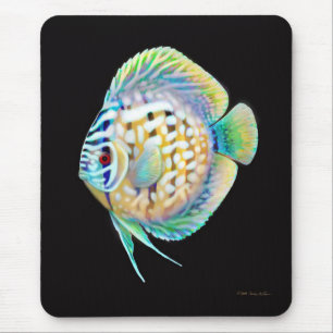 Peixes Mousepad do aquário do disco