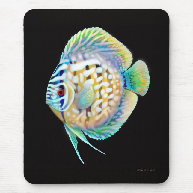 Peixes Mousepad do aquário do disco (Frente)