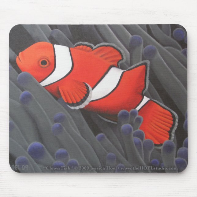 Peixes Mousepad do palhaço (Frente)