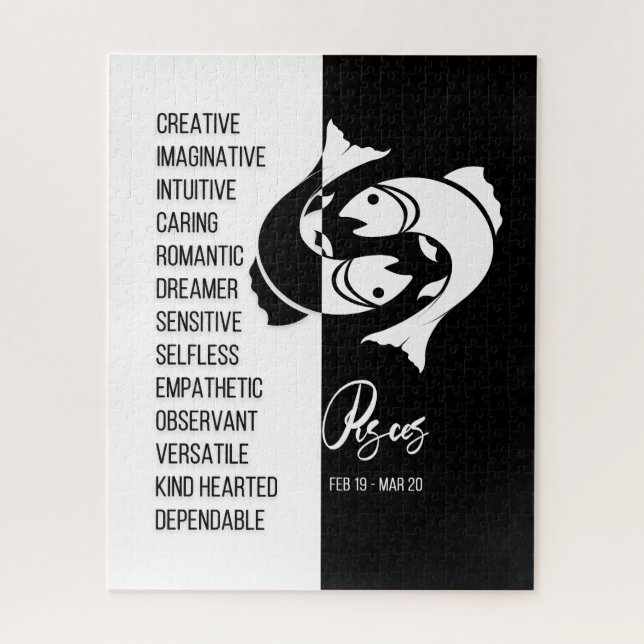 Peixes Sinal de Zodíaco, Quebra-cabeça de Varrasco (Vertical)