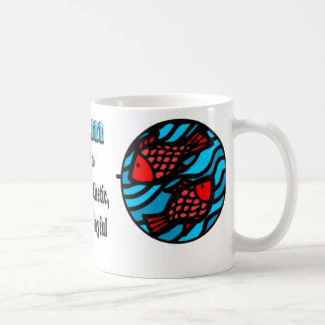 Peixes Xícara de café Dia de as mães (Direita)