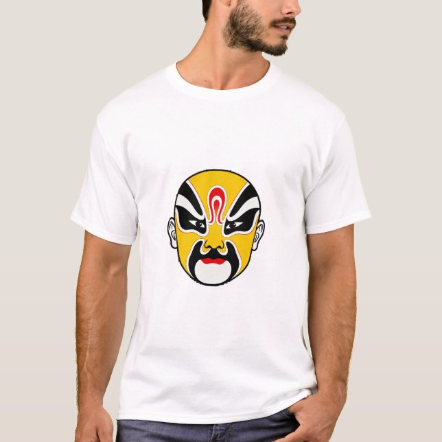 Peking Opera Yellow Face T-Shirt (Frente)