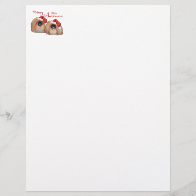 Pekingese Feliz Natal (Frente)