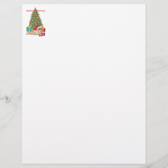 Pekingese Feliz Natal (Frente)