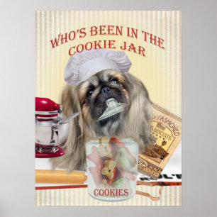 Pekingese que esteve no Poster de Cookie Jar