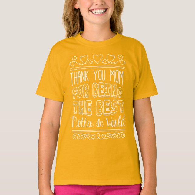 Pela melhor mãe do mundo | Camisa de Capa (Frente)