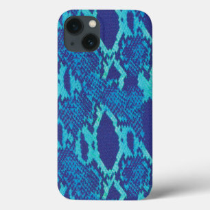 Pele cobra no Design azul