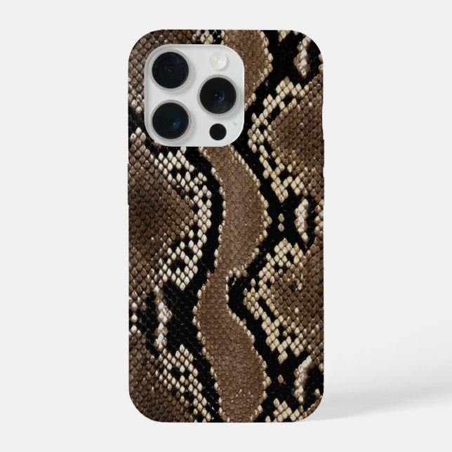 Pele de Cobra Python Rocha Falsa (Verso)