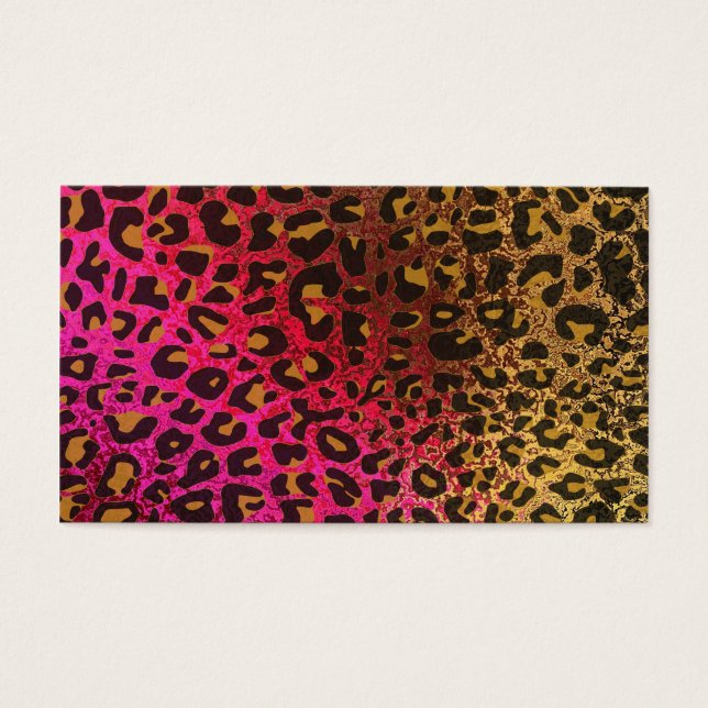 Pele de impressão leopardo legal com fundo brilhan (Frente)
