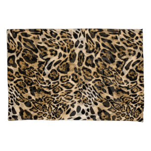 Pele-leopardo africana: Textura animal sem costura