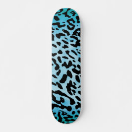 Pele-leopardo impressa 7 3/4 skate