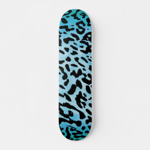 Pele-leopardo impressa 7 3/4 skate