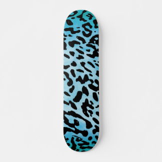 Pele-leopardo impressa 7 3/4 skate
