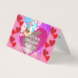 Pele Orgânica Natural e Cartão de visita de Cabelo