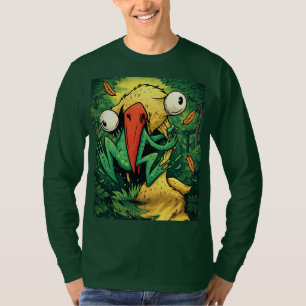 Pelicano vs Sapo Pântano Nunca Desista Camiseta Di