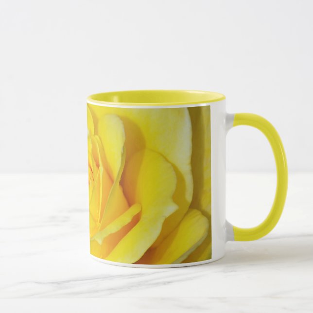 Películas de rosa amarela, caneca de café (Direita)