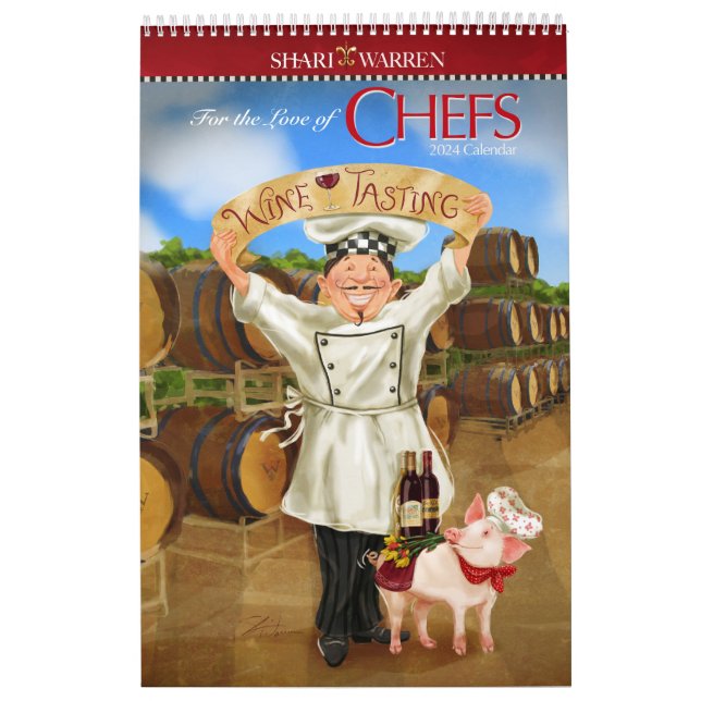 Pelo amor ao calendário CHEFS 2024 (Capa)