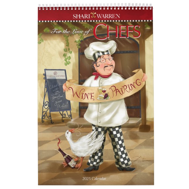 Pelo amor ao calendário CHEFS 2025 (Capa)