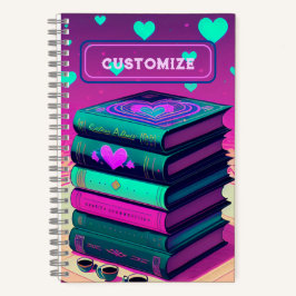 Pelo Amor De Livros Notebook Personalizado