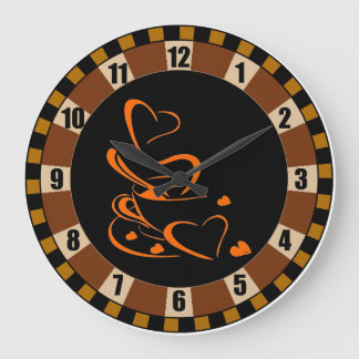 "Pelo amor do café" Relógio Grande