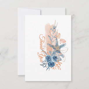 Pelo Cartões de agradecimentos do mar