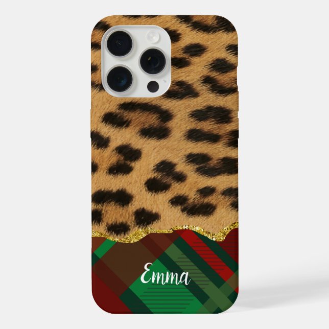 Pelo de leopardo e xadrez de Natal  (Verso)