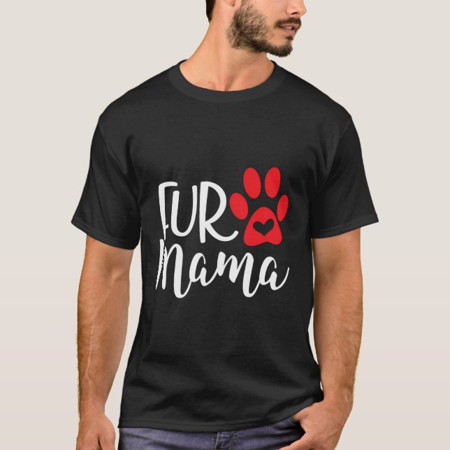 Pelo Mama Longa Camisa De Dorga Cachorro Mamãe Dom (Frente)