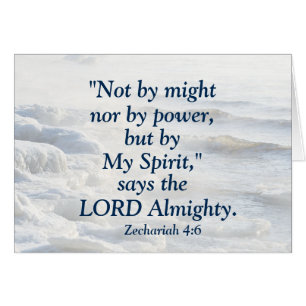 Pelo Meu Espírito, Cartão De Ondas Do Oceano Esc