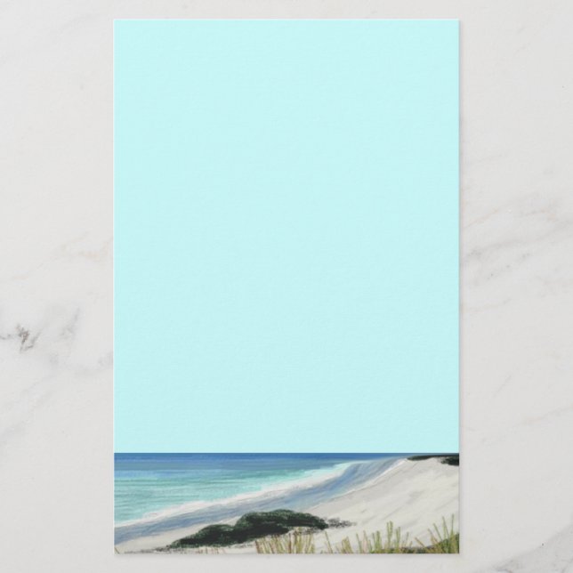 Pelos artigos de papelaria em terra (Frente)