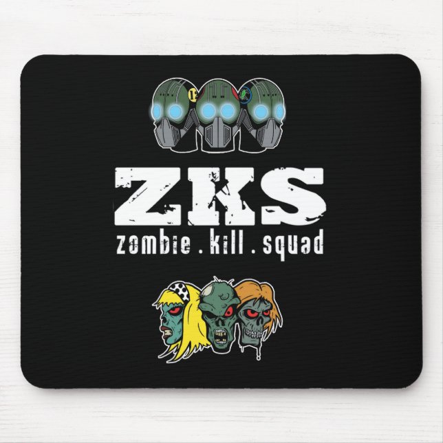 Pelotão Mousepad do matar do zombi (Frente)