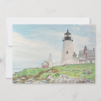 Pemaquid Point Aquarela