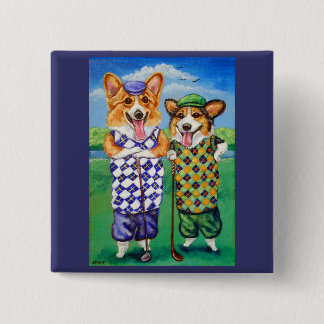 Pembroke Welsh Corgi Button Pins