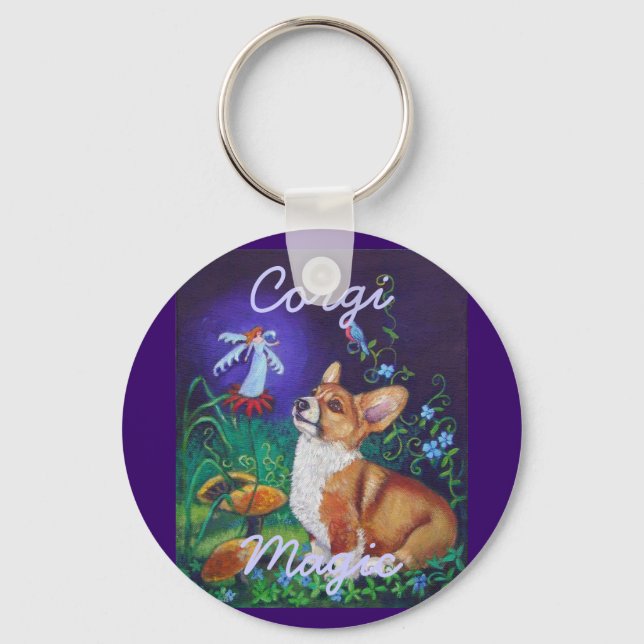 Pembroke Welsh Corgi Chaveiro (Frente)