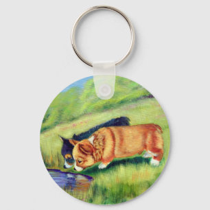 Pembroke Welsh Corgi Chaveiro