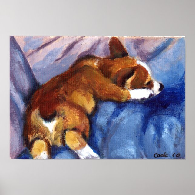 Pembroke Welsh Corgi Impressão (Frente)