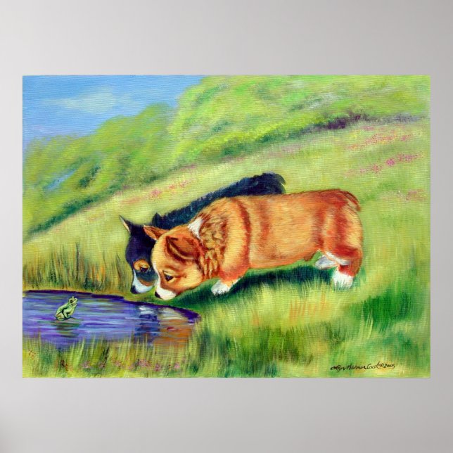 Pembroke Welsh Corgi - Impressão (Frente)