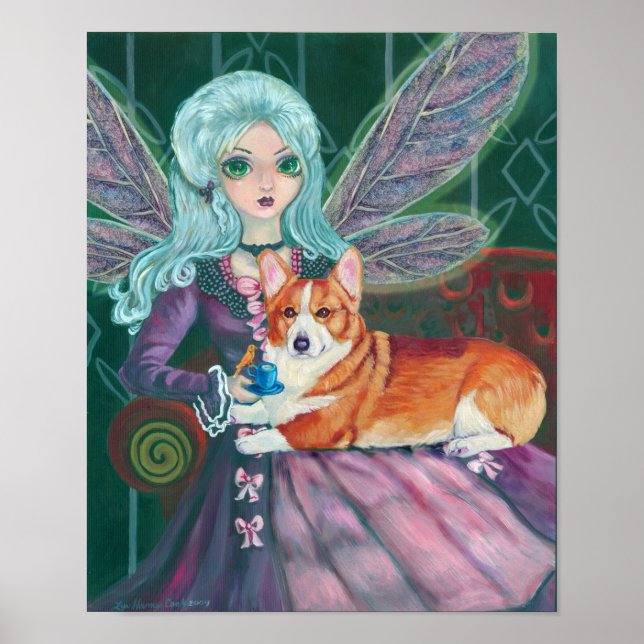 Pembroke Welsh Corgi Impressão (Frente)