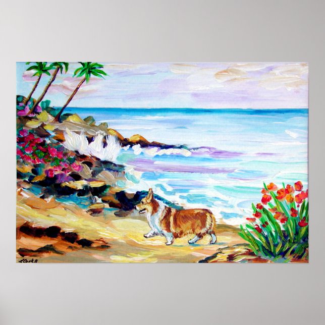 Pembroke Welsh Corgi Impressão (Frente)