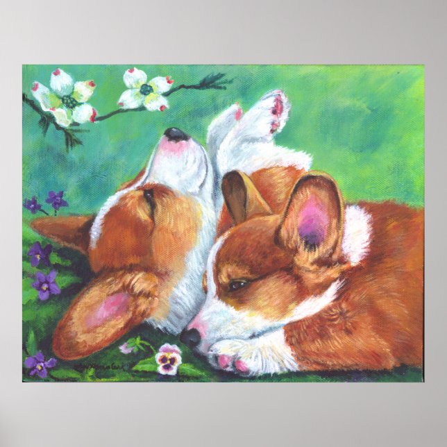 Pembroke Welsh Corgi Poster IMPRESSÃO (Frente)