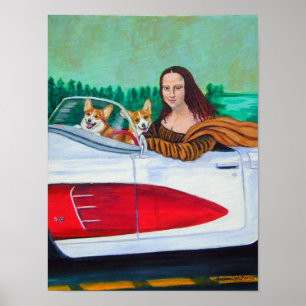 Pembroke Welsh Corgi Poster Impressão
