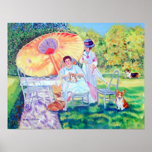 Pembroke Welsh Corgi Poster Impressão (Frente)