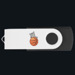 Pen Drive Cat with Basketball<br><div class="desc">This design is the perfect gift for a birthday,  Christmas and other celebrations. It is suitable for women,  men and kids.</div>