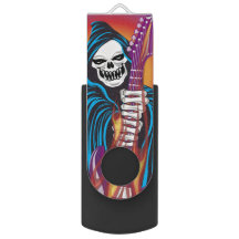 Demônio com Violão Flaming