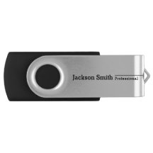 Nome personalizado minimalista negro